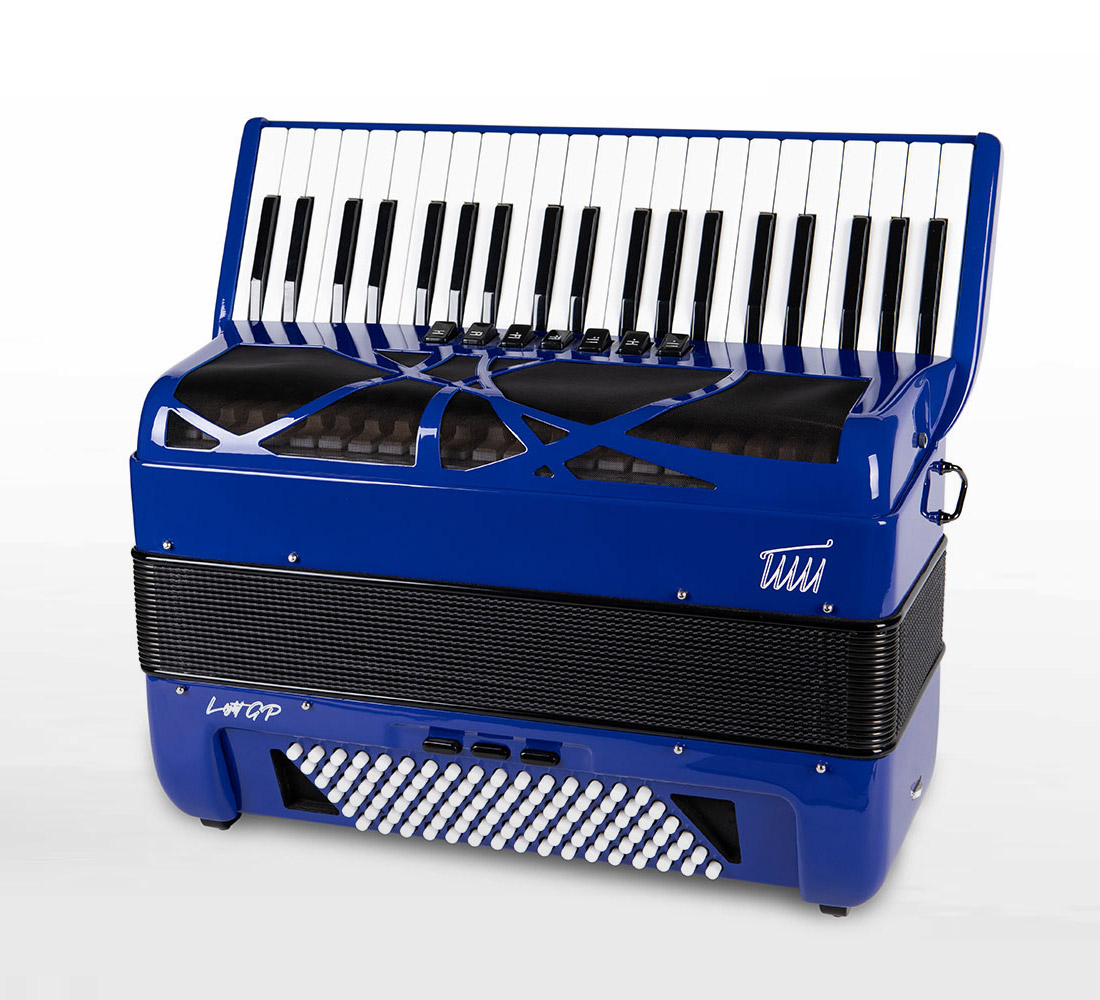 Fisarmonica Hohner EL REY DEL VALLENATO ADG ARANCIONE SILVER GRILL - Foto 11